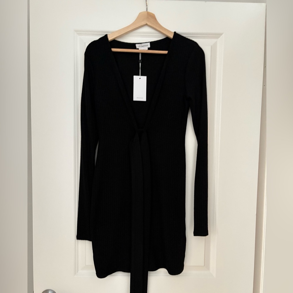 Lovers and friends Black Long Sleeve Dress